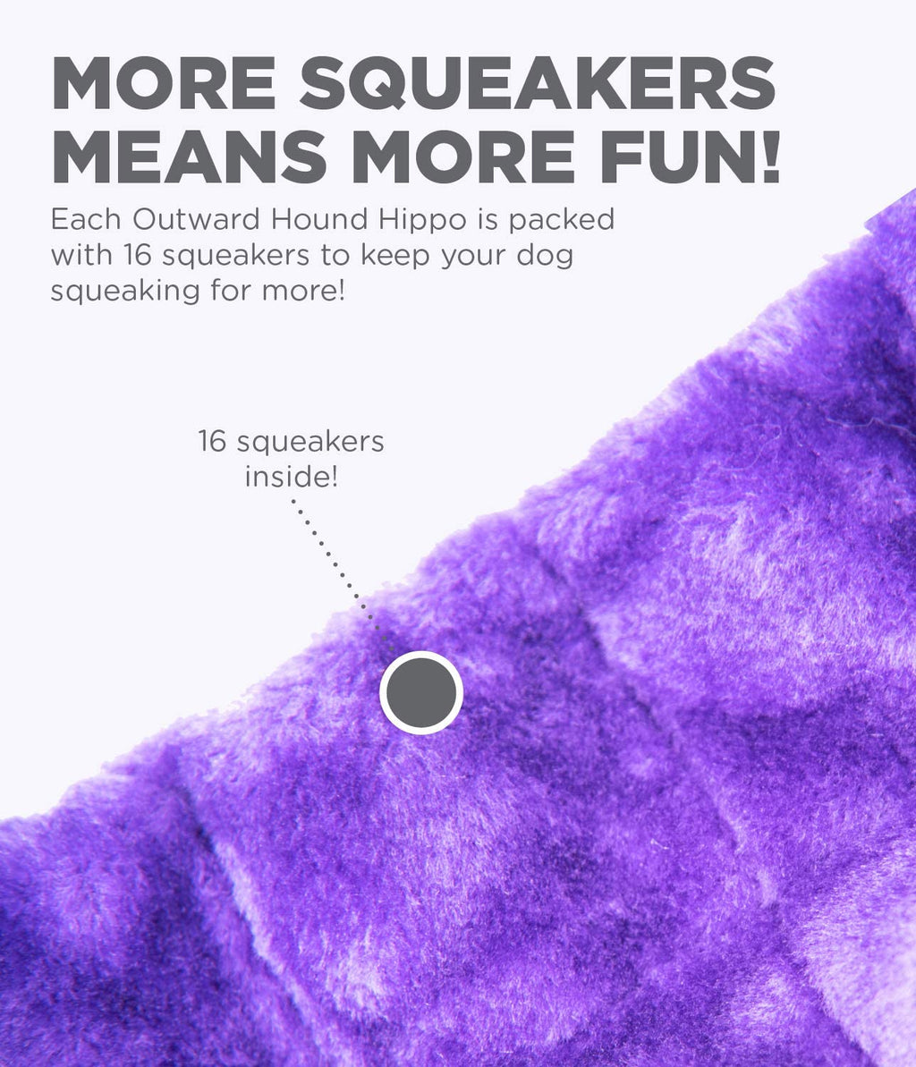 OWH134_Outward Hound_XL Squeaker Matz Hippo 16 Squeaker