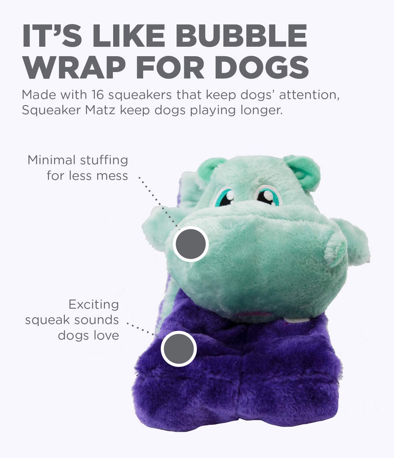 OWH134_Outward Hound_XL Squeaker Matz Hippo 16 Squeaker_6