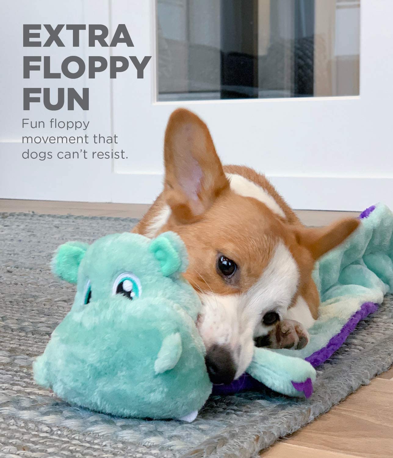 OWH134_Outward Hound_XL Squeaker Matz Hippo 16 Squeaker