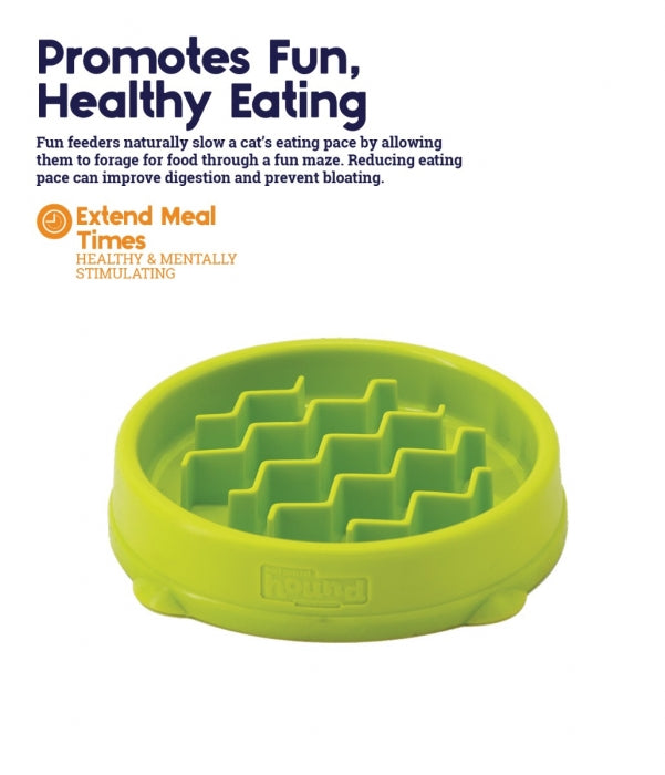 OWH148_Outward Hound_Cat Fun Feeder Tiny Green