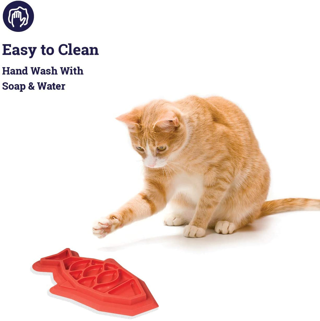 OWH149_Outward Hound_Cat Fishy Fun Feed Mat