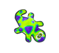 OWH16_Outward Hound_Invincible Gecko 2 sqk Green/Purple