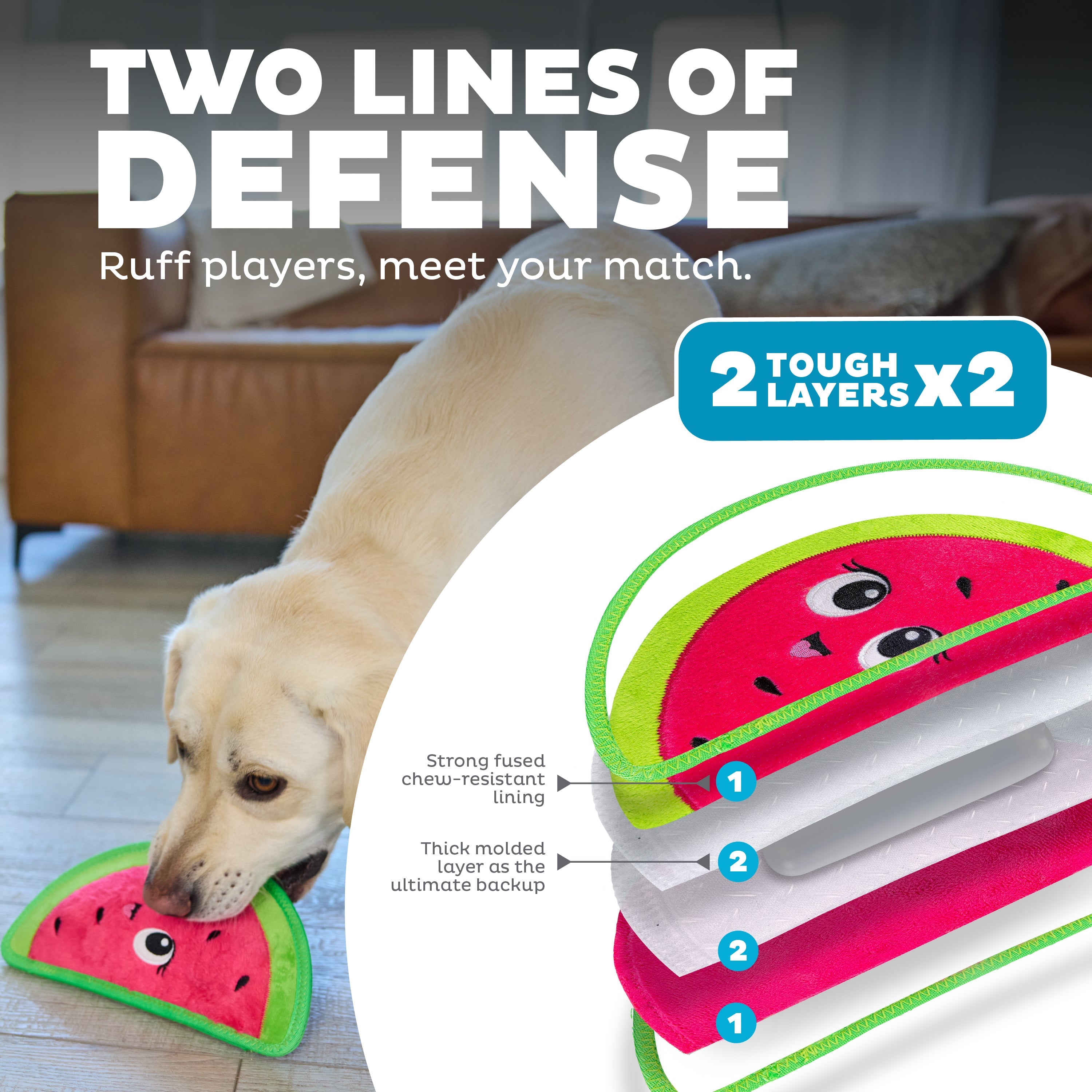 OWH201_Outward Hound_Tough Skinz Watermelon