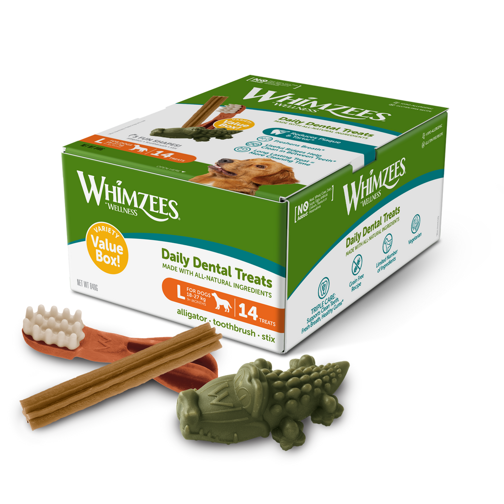 Whimzees Large Variety Value Box (14pc)