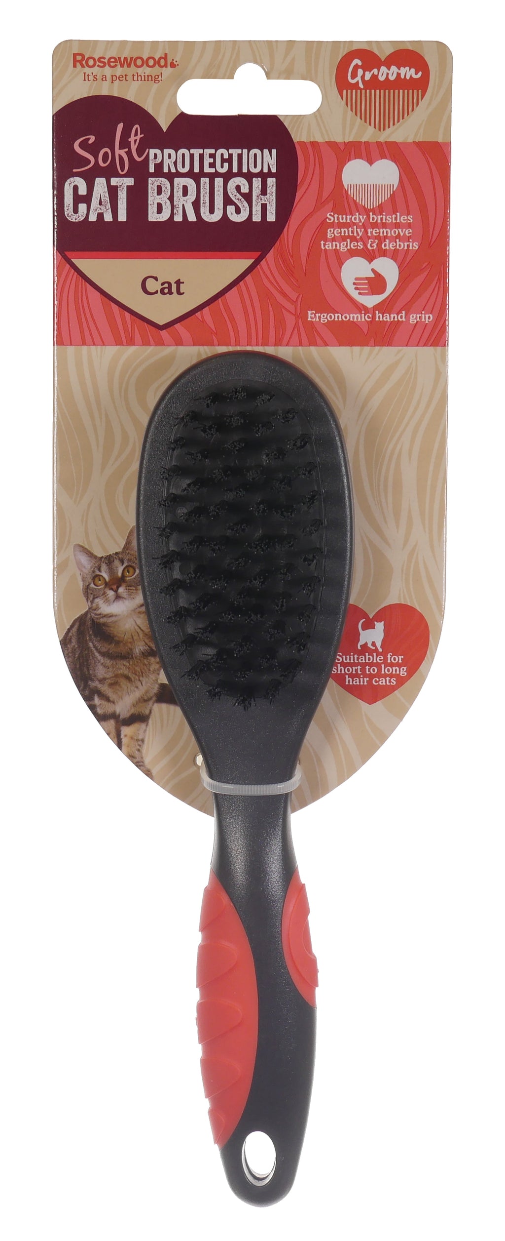 RWC07_Rosewood_Salon Grooming Cat Brush
