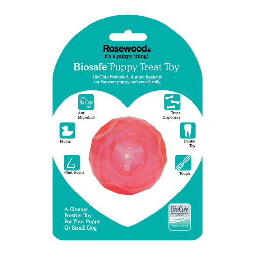 RWD10_Rosewood_BioSafe Puppy Treat Ball