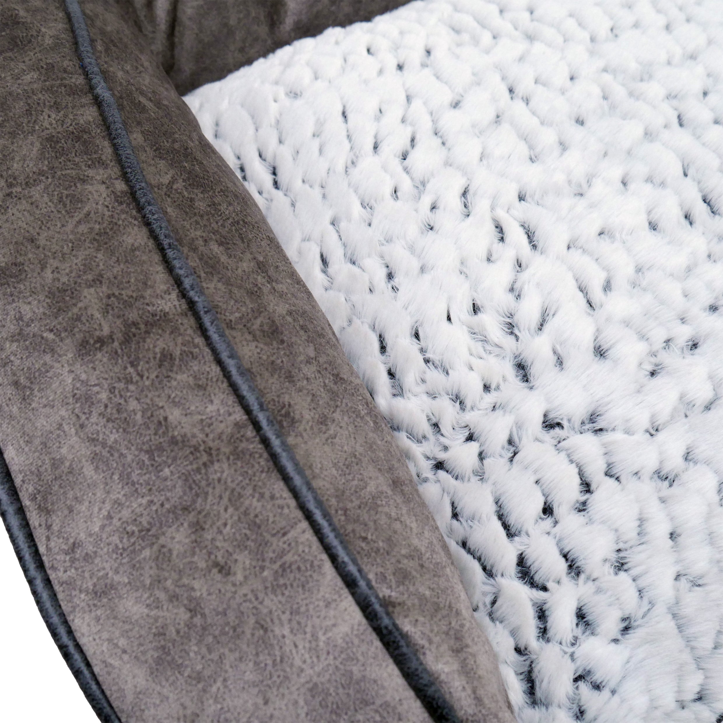 RWD152_Rosewood_Medium Luxury Fleece Lined Plush Sofa (74cm)