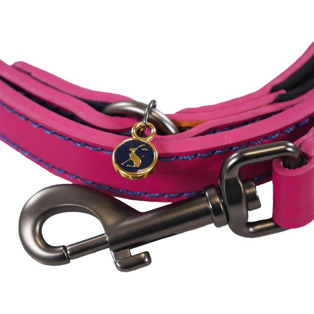 RWD198_Rosewood_Joules Pink Leather Dog Lead