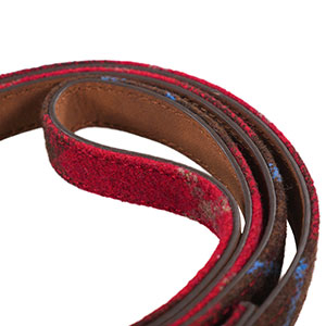 RWD203_Rosewood_Joules Heritage Tweed Leather Dog Lead