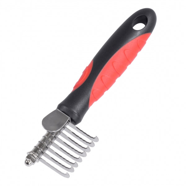 RWD92_ROsewood_Salon Grooming De-Matting Comb