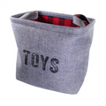 Rosewood Buffalo Check Toy Basket