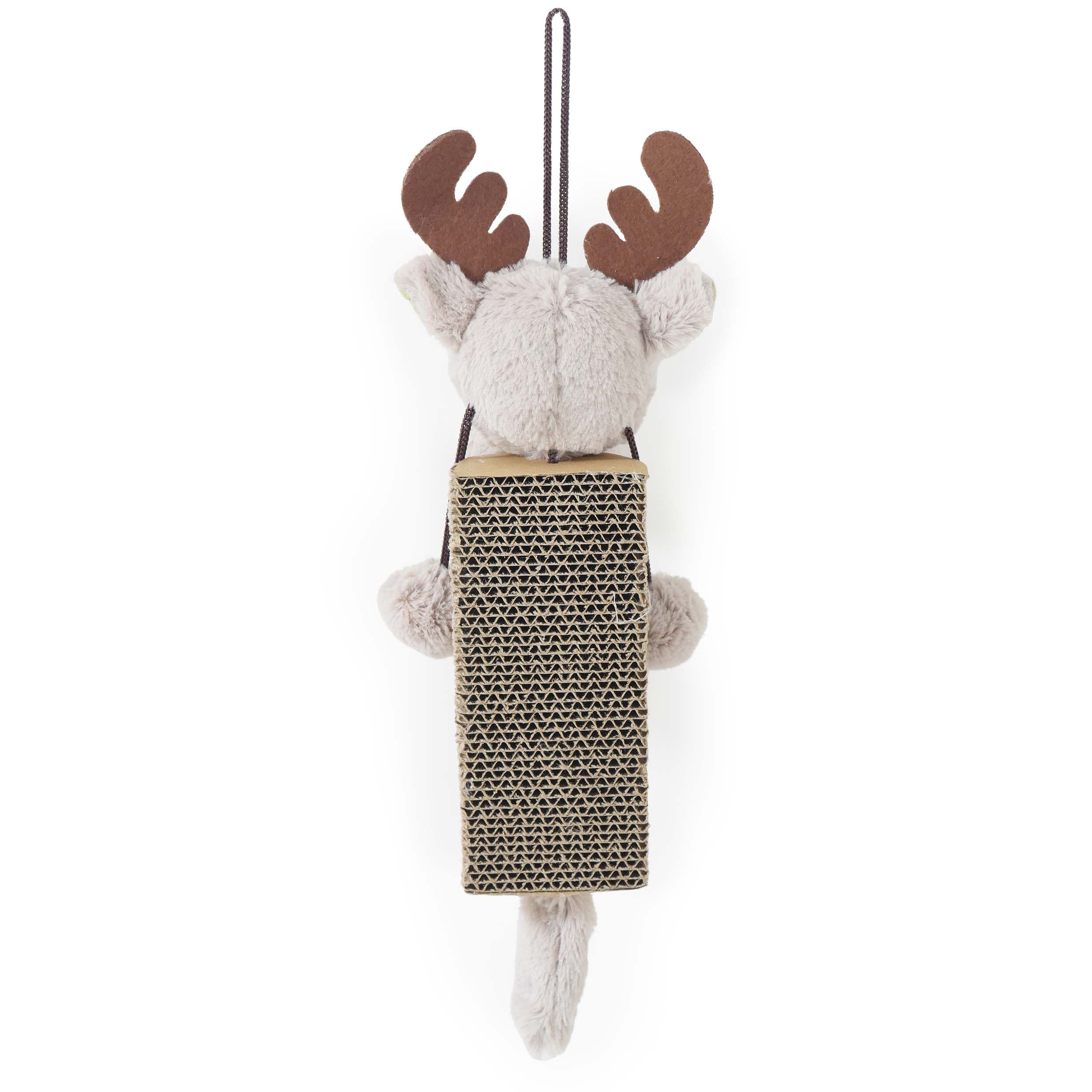 Reindeer Cardboard Cat Scratcher