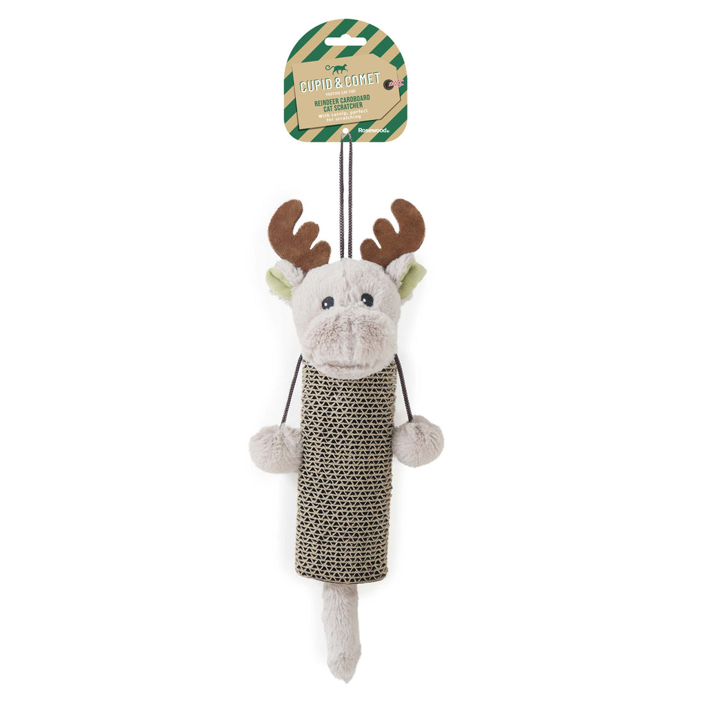 Reindeer Cardboard Cat Scratcher
