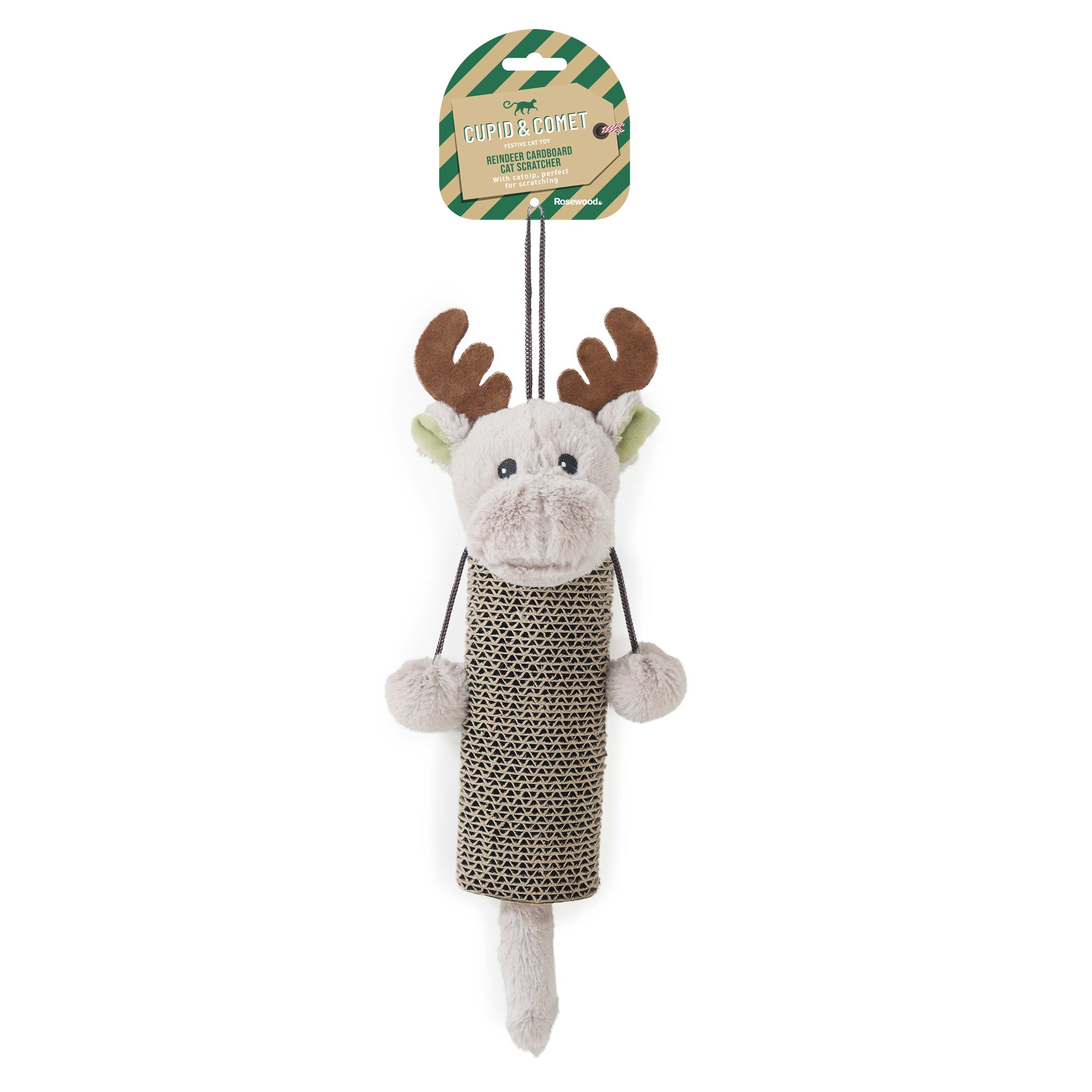 Reindeer Cardboard Cat Scratcher