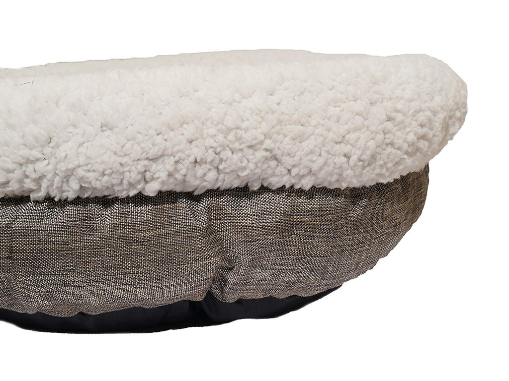 Rosewood_Deep Tweed Teddy Bear Round Bed