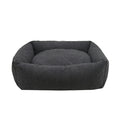 Rosewood_Grey Felt with Memory Foam Square Bed