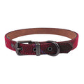 Rosewood_Joules Heritage Tweed Leather Dog Collars