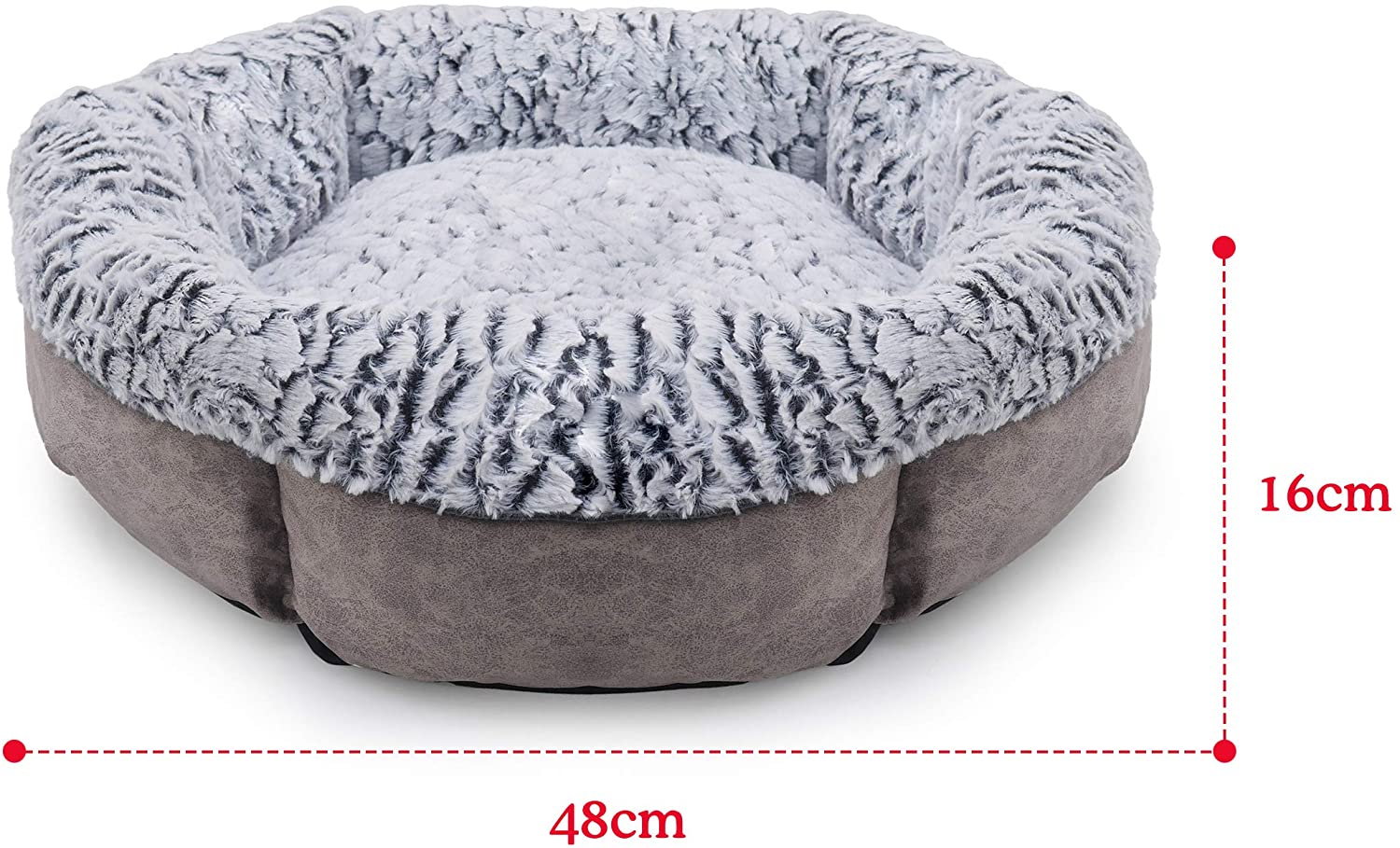 Rosewood_Luxury Fleece Lined Plush Bed
