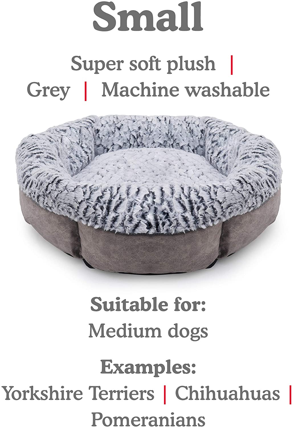 Rosewood_Luxury Fleece Lined Plush Bed