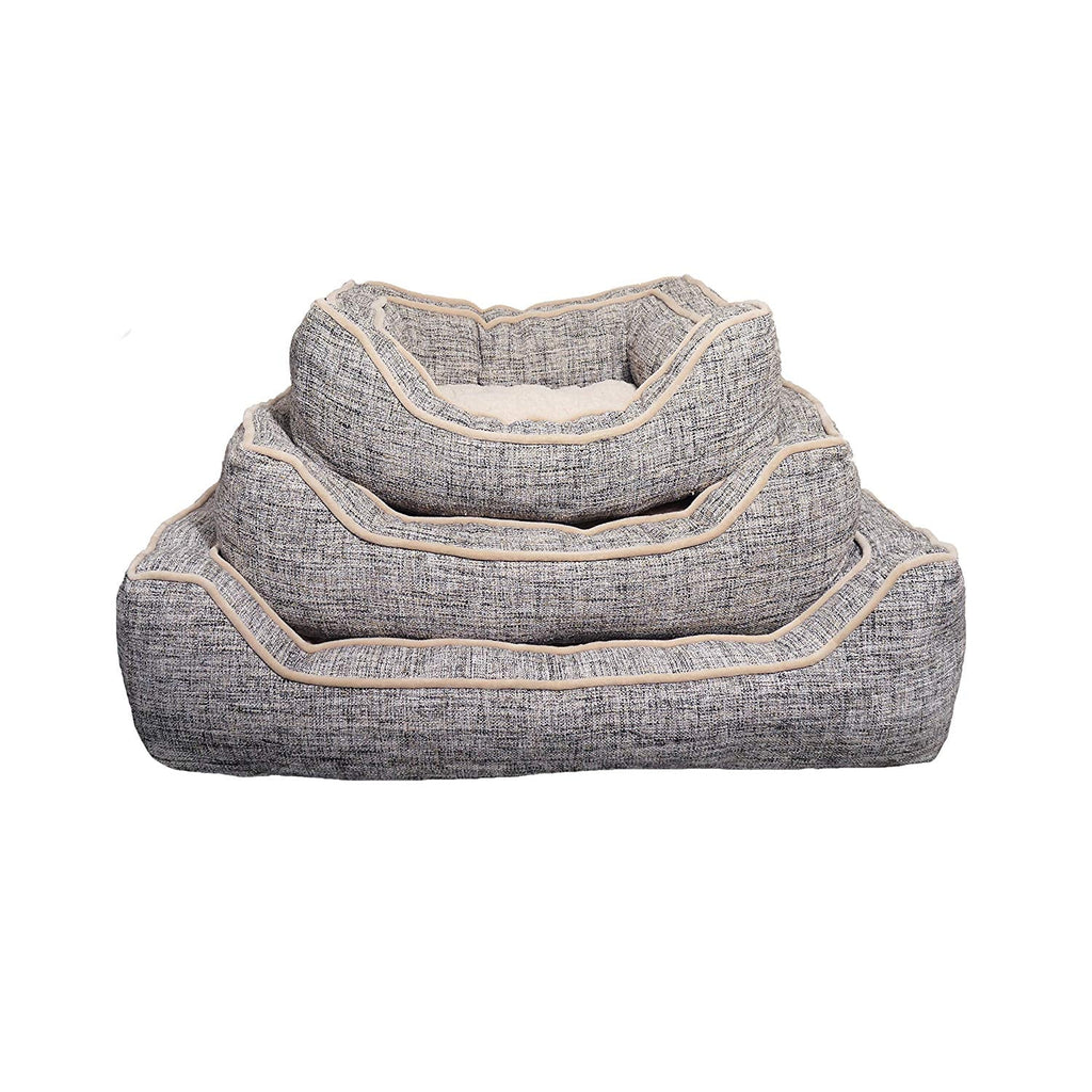 Rosewood_Luxury Slate & Oatmeal Square Bed