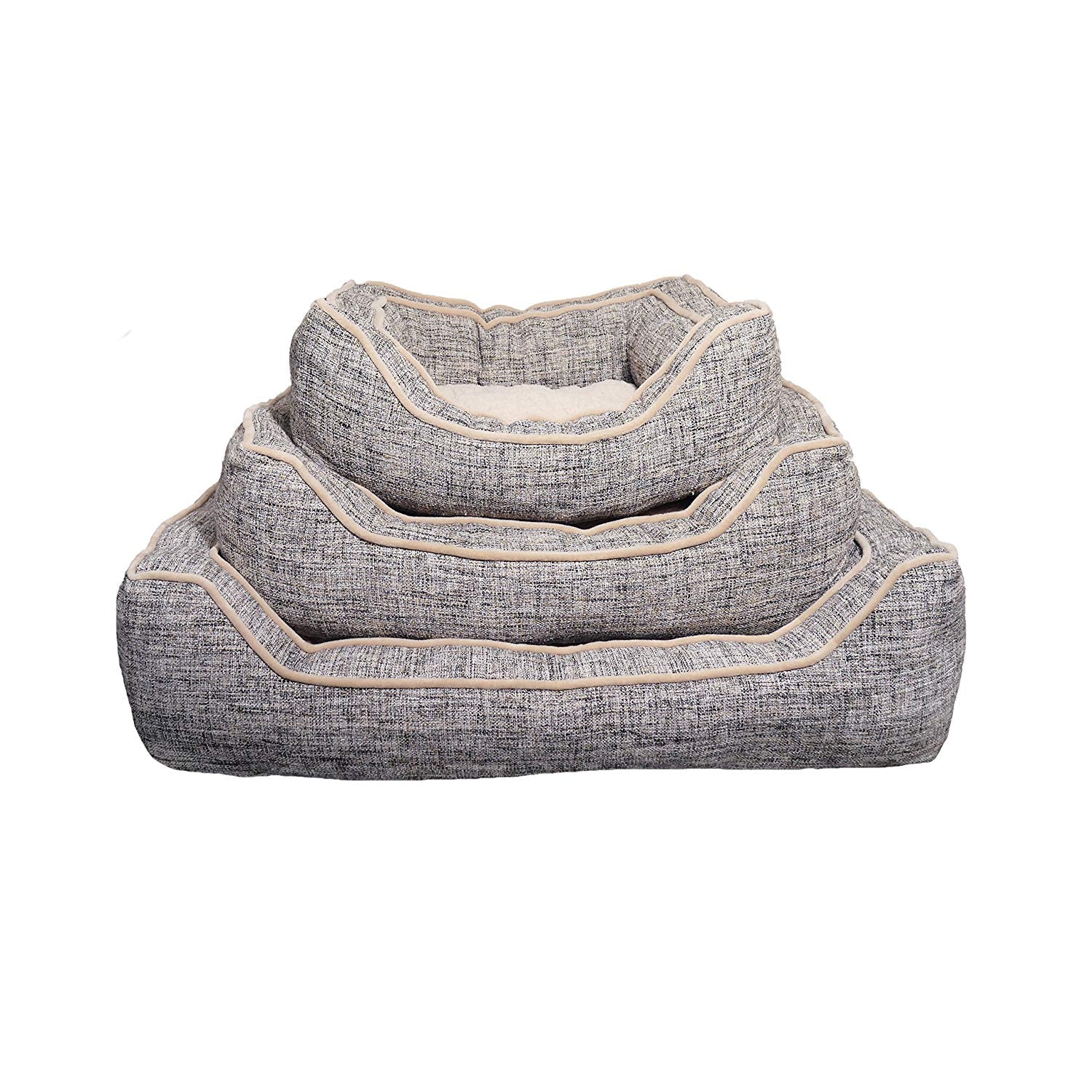 Rosewood_Luxury Slate & Oatmeal Square Bed
