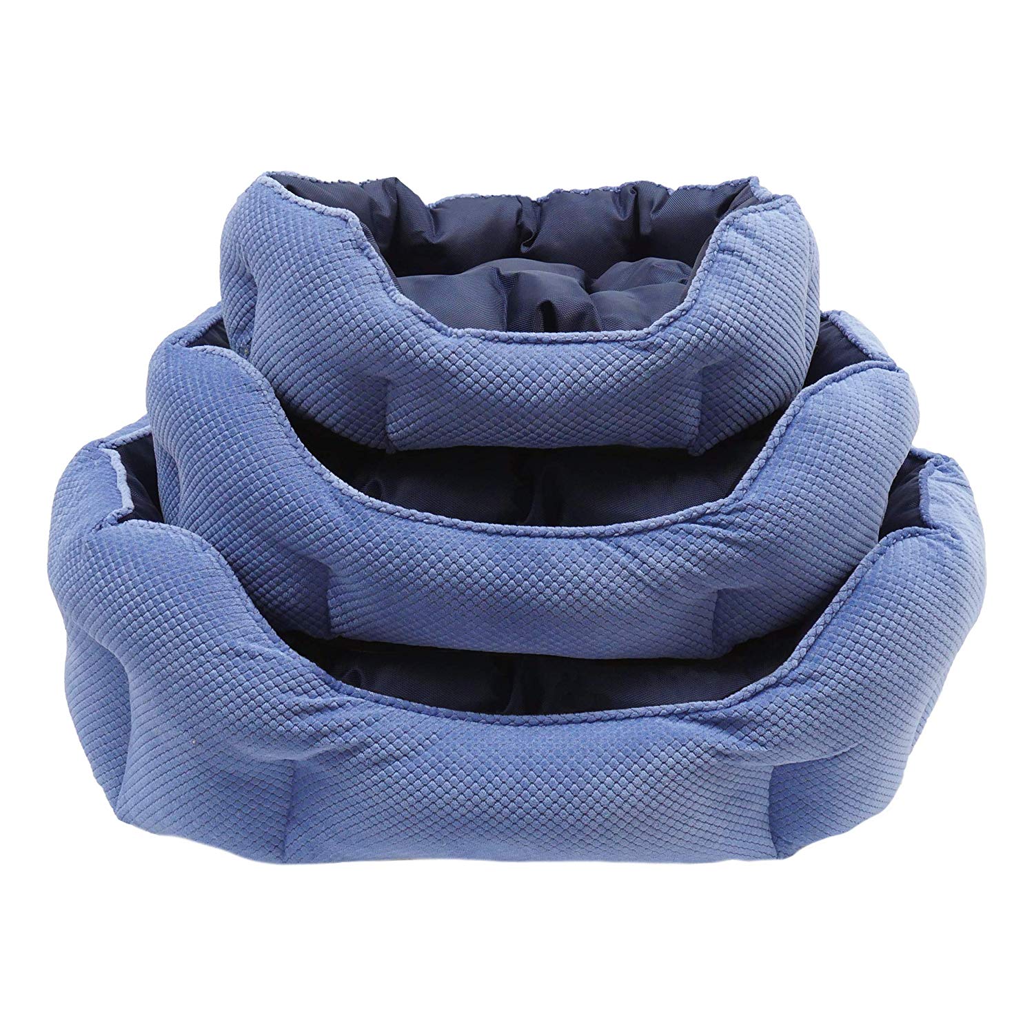 Rosewood_Quilted Navy Water-Resistant Beds