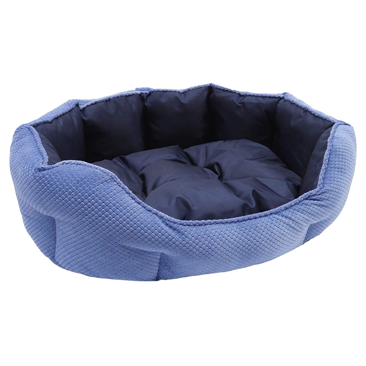 Rosewood_Quilted Navy Water-Resistant Beds