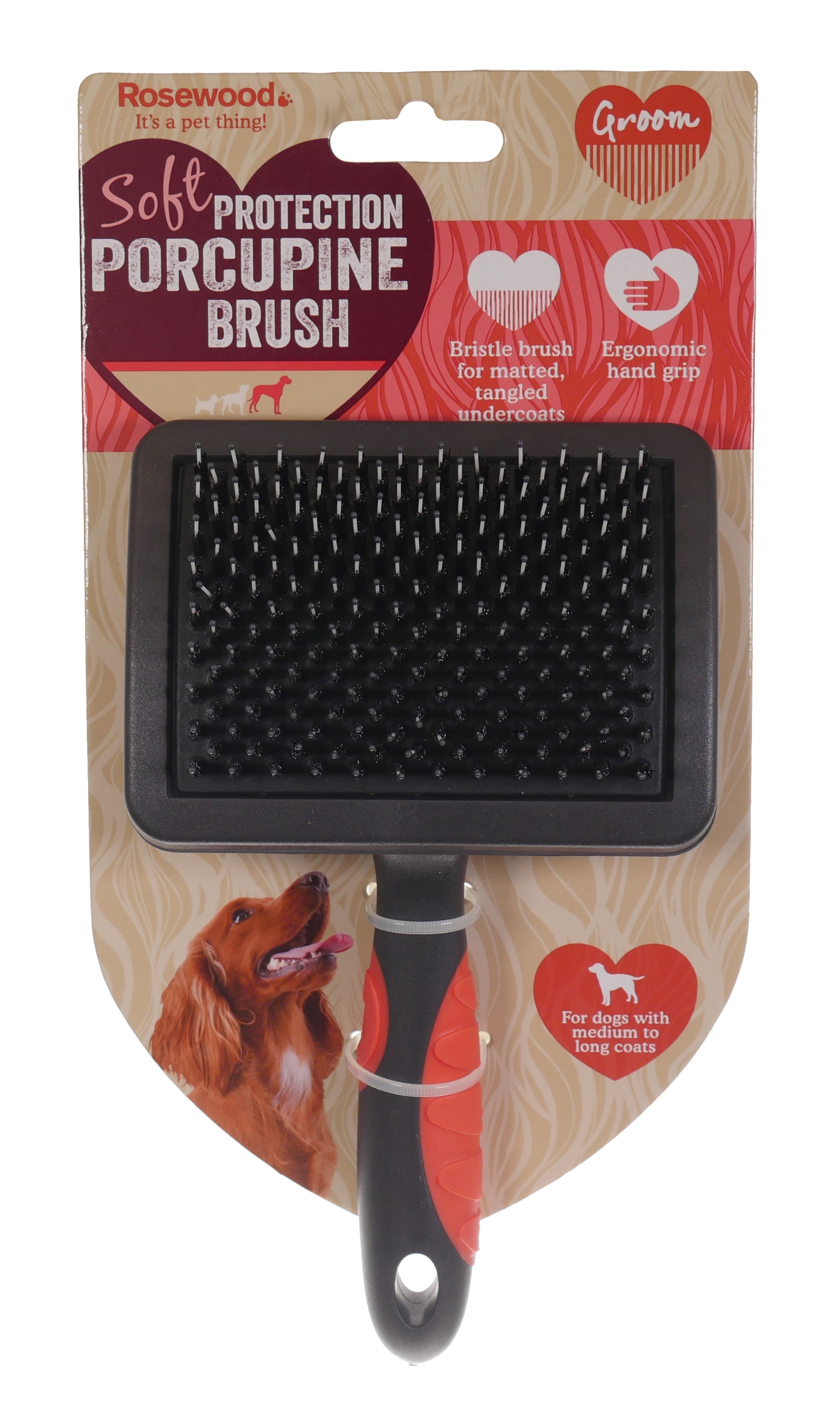 Rosewood_Salon Grooming Porcupine Brush