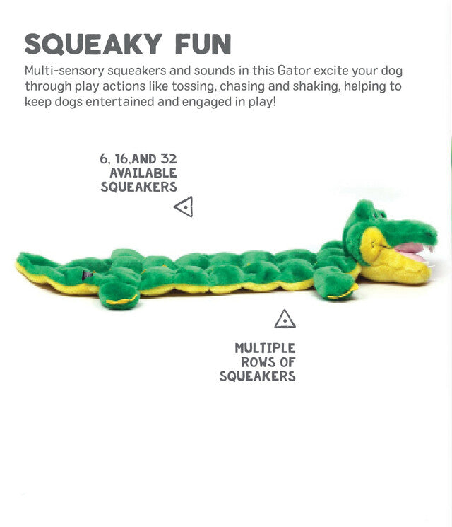 OWH05_Outward Hound_Squeaker Matz Gator XL 16 Squeaker