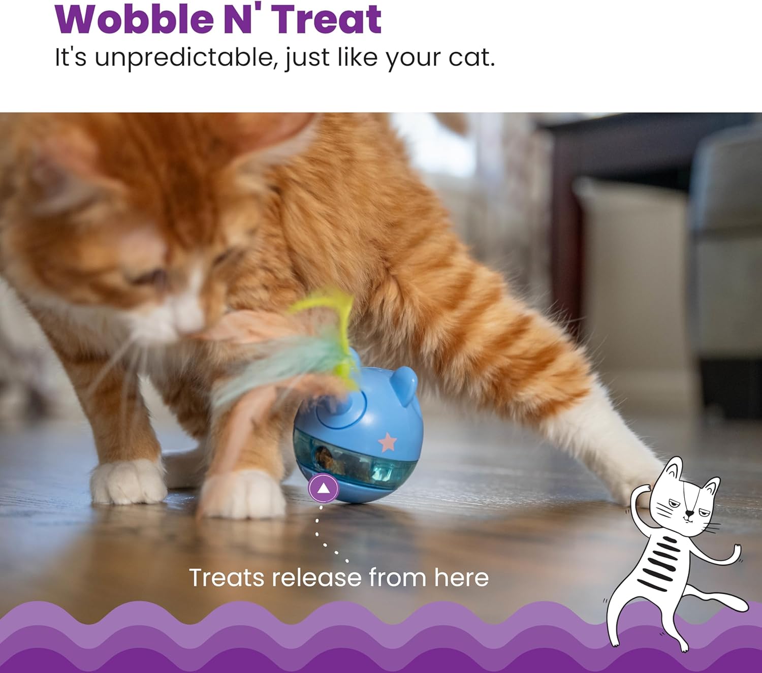 Petstages Hunt n' Swat Treat Tumbler