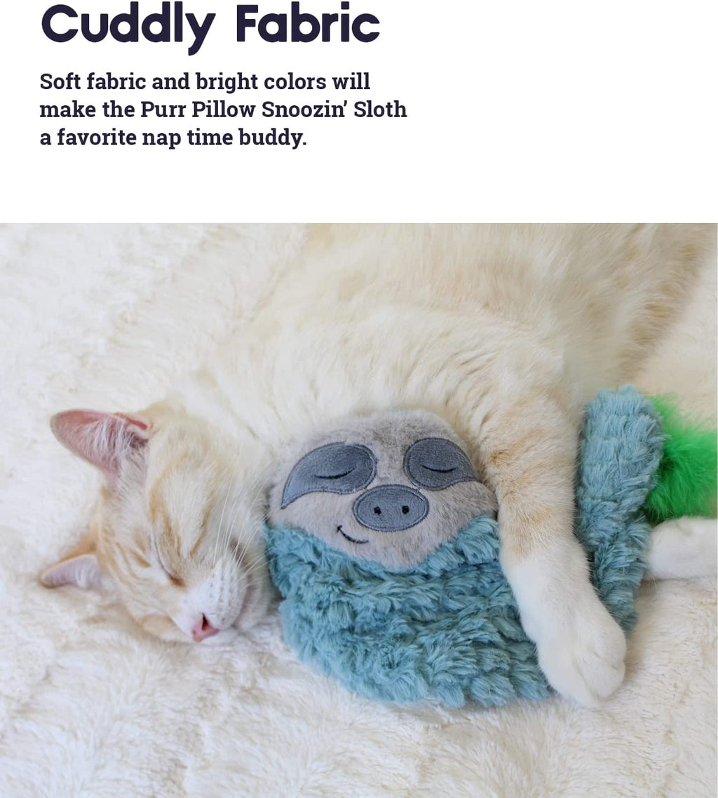 Snoozin Sloth Purr Pillow