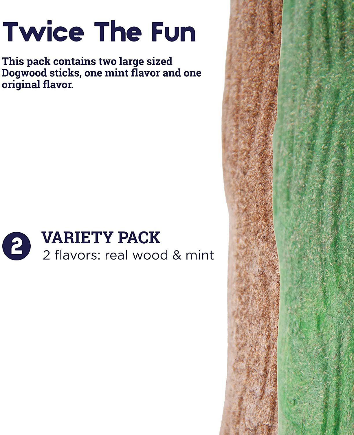 TOYD126_Petstages_Dogwood 2PK Original/Fresh Breath Large