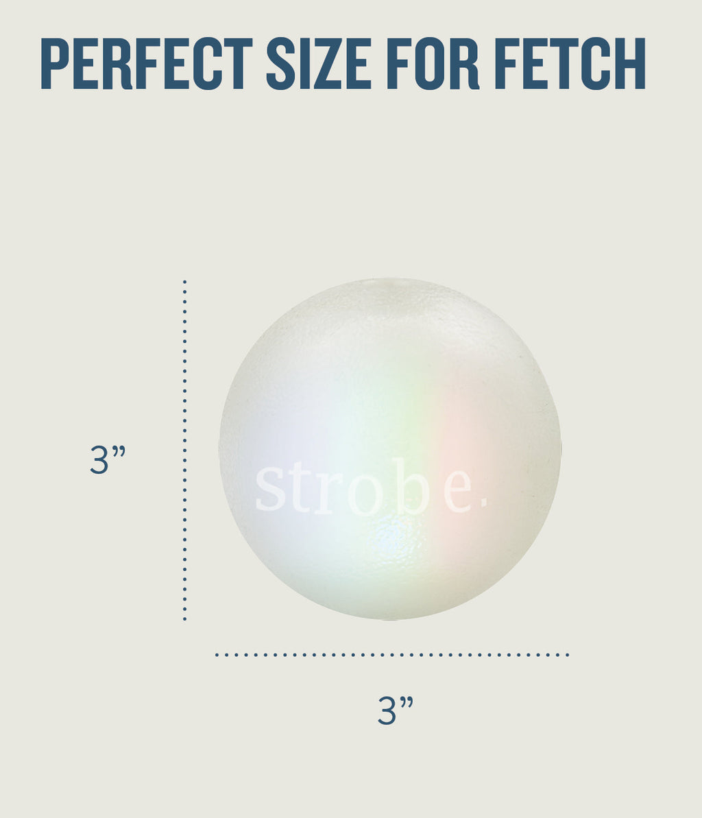 TOYD147_Pet Stages_Planet Dog_Orbee-Tuff Strobe Ball White