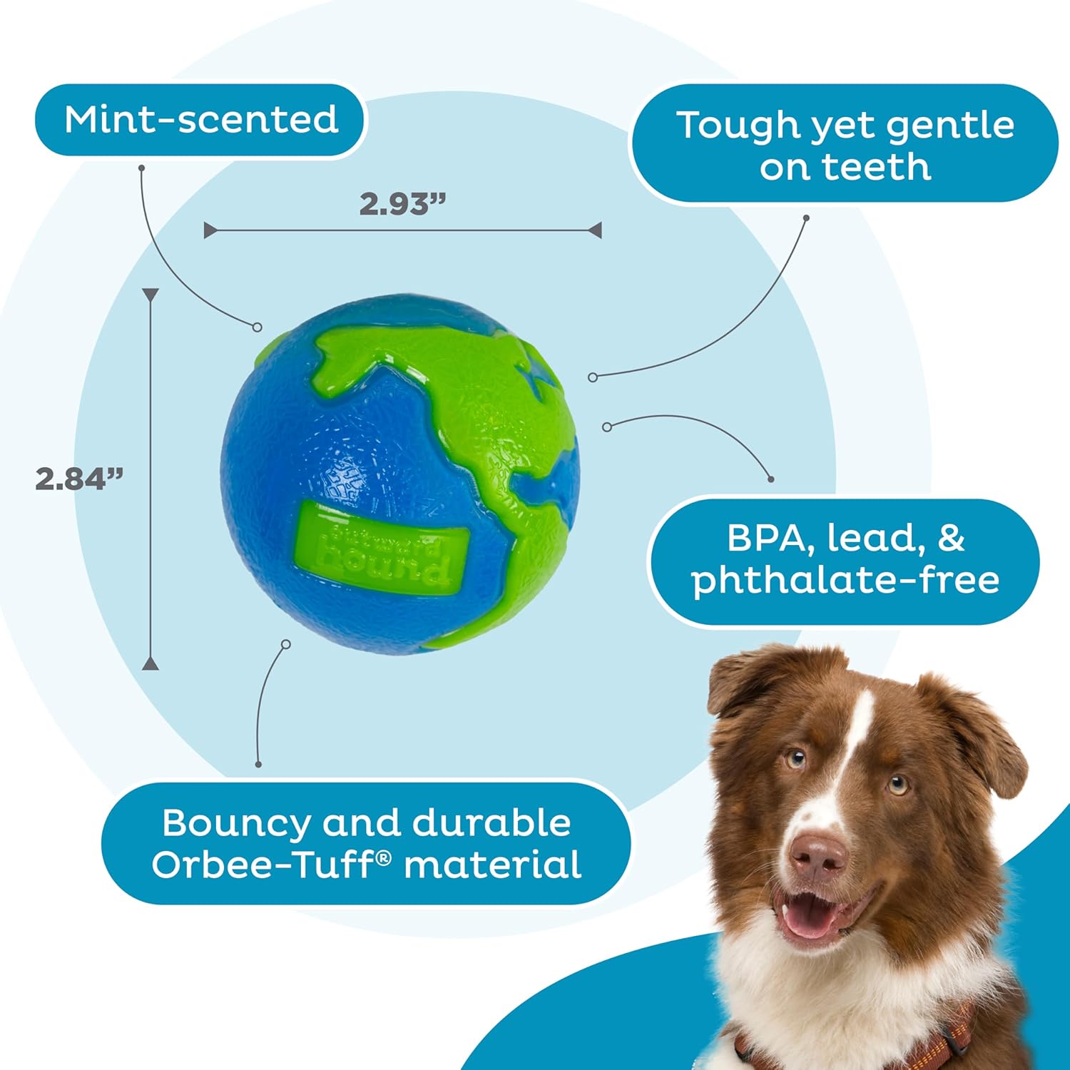 TOYD148M_Petstages_Planet Dog_Orbee Ball Blue/Green MD