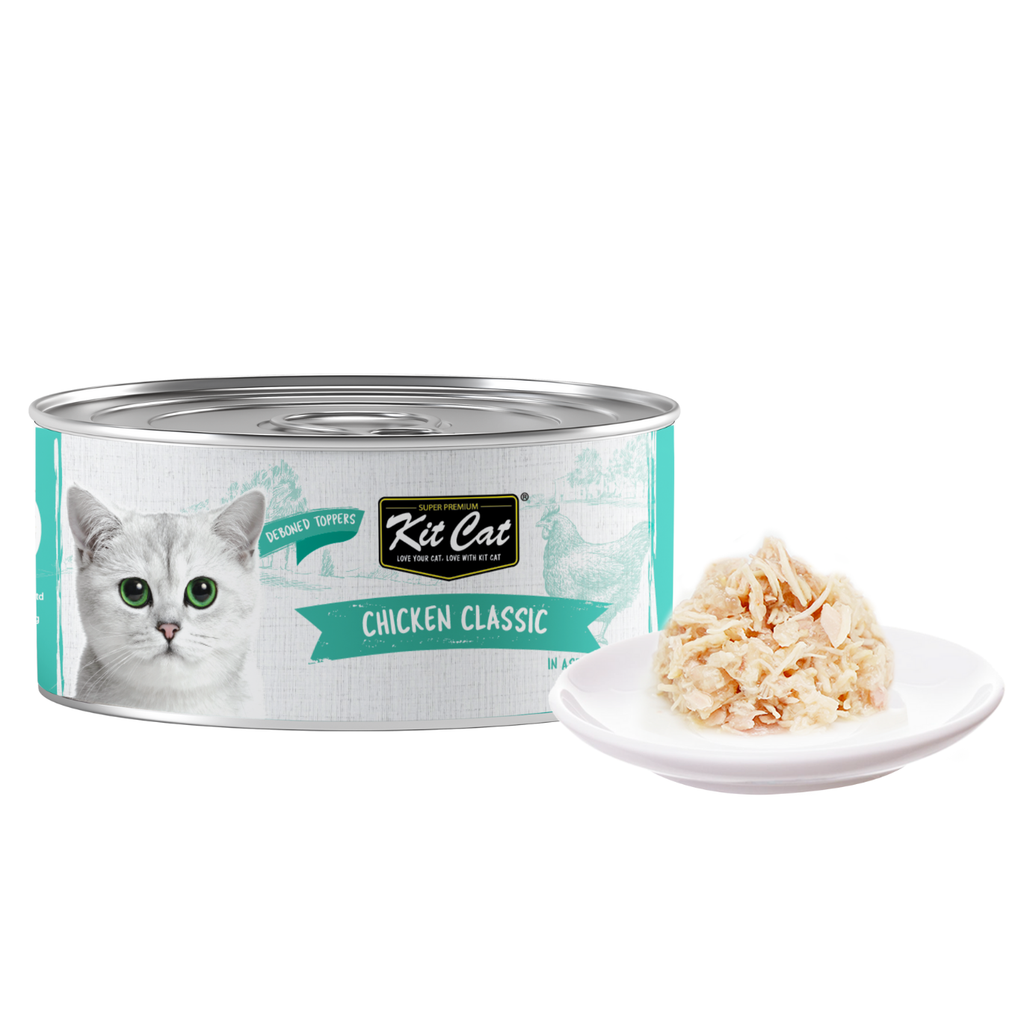Kit Cat Canned Food Aspic/Toppers Bulk Deal (80g x 24 tins)