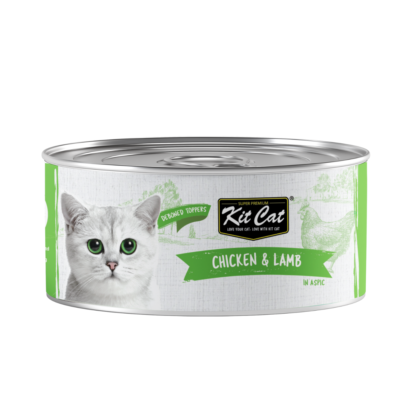 Kit Cat Canned Food Aspic/Toppers Bulk Deal (80g x 24 tins)