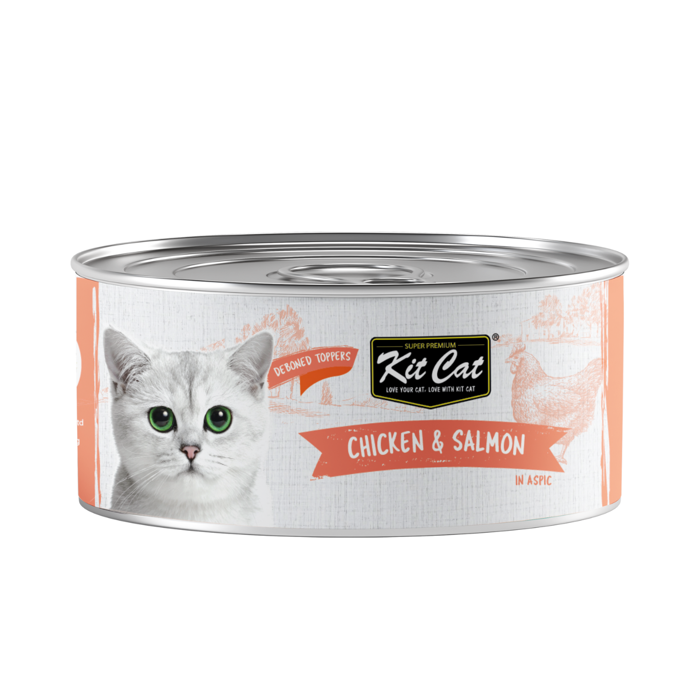 Kit Cat Canned Food Aspic/Toppers Bulk Deal (80g x 24 tins)