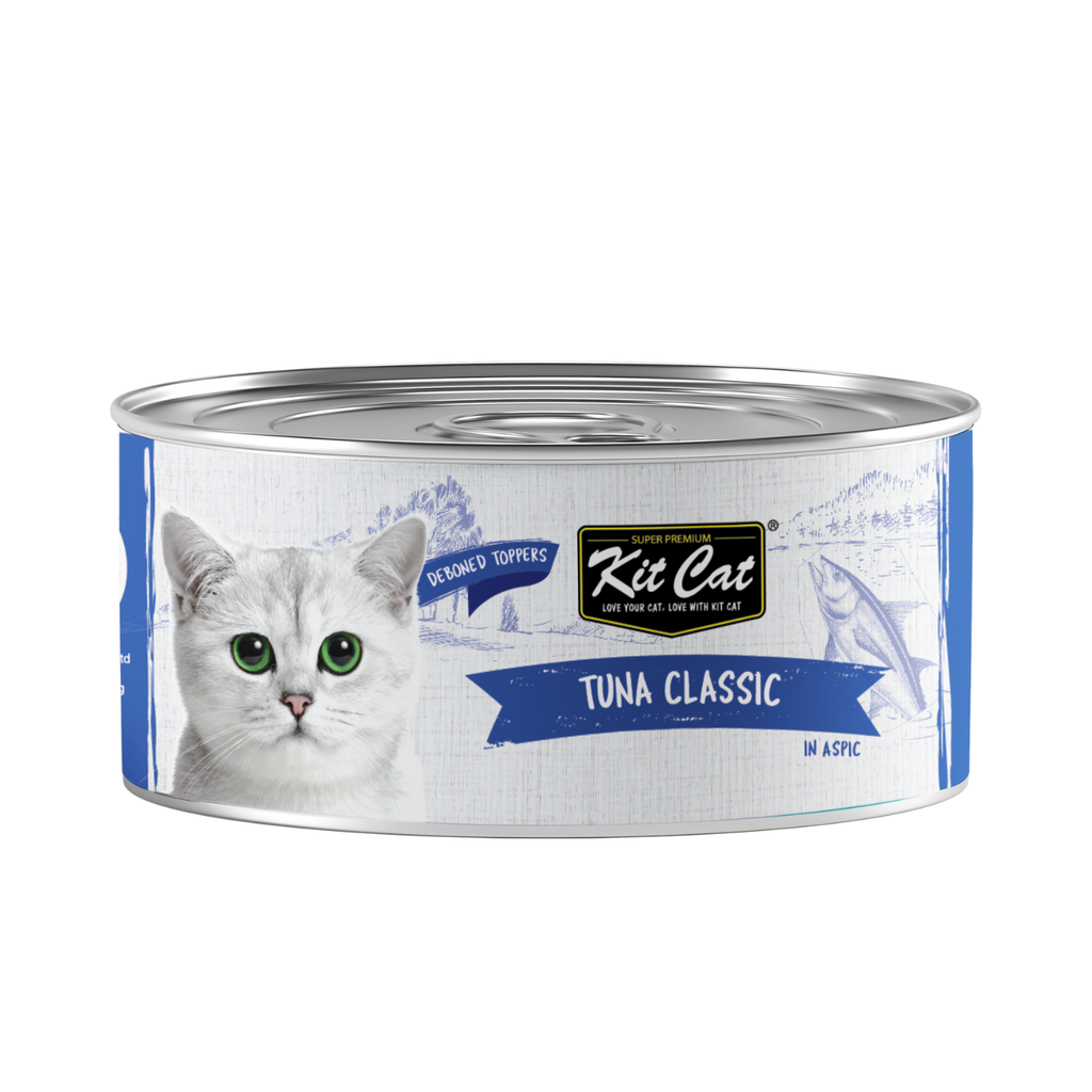 Kit Cat Canned Food Aspic/Toppers Bulk Deal (80g x 24 tins)