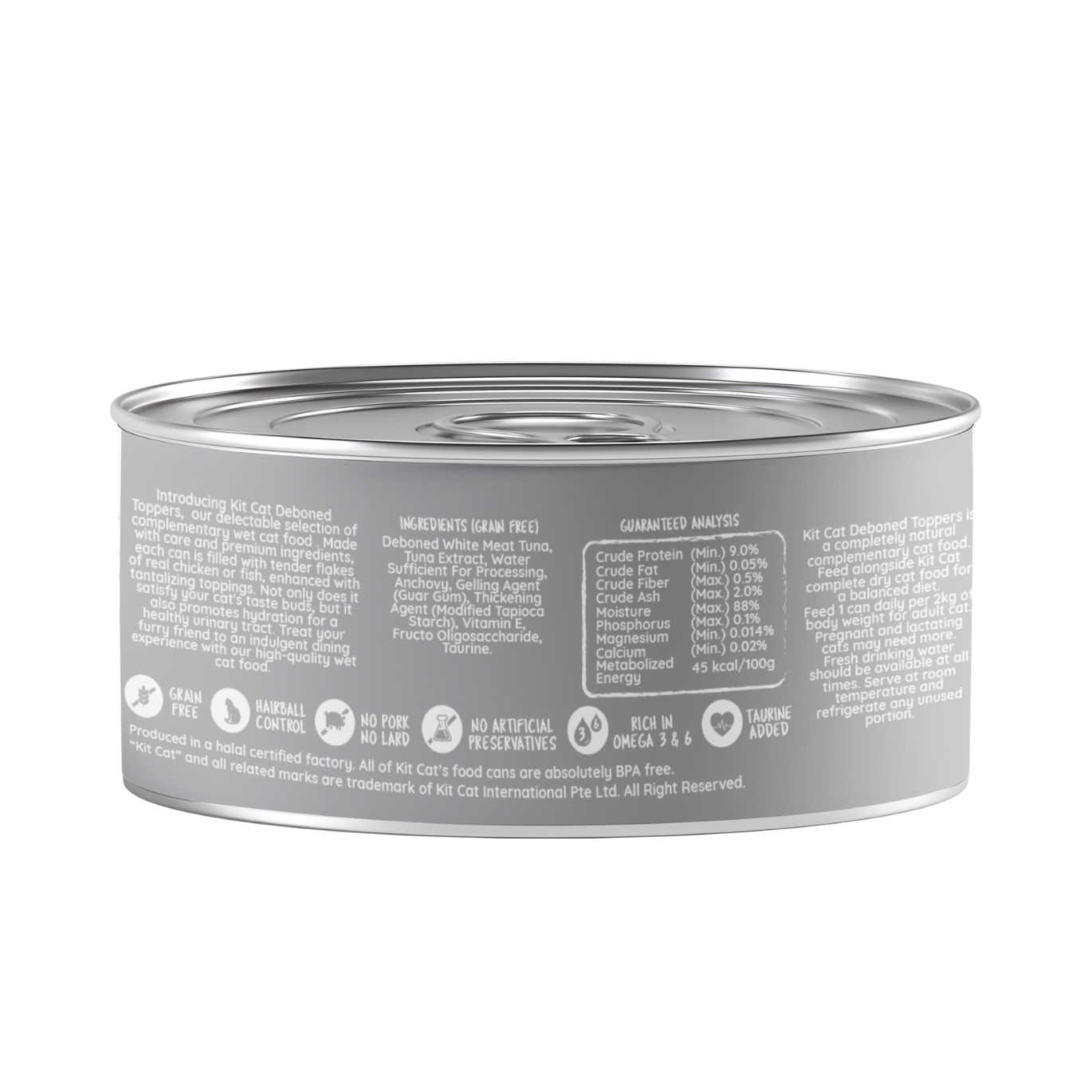 Kit Cat Deboned Toppers - Tuna Variants (80g)