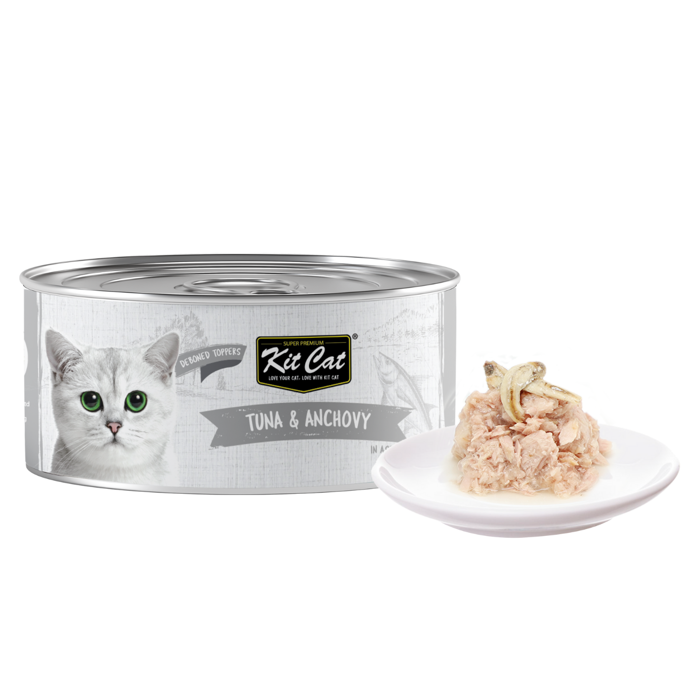 Kit Cat Canned Food Aspic/Toppers Bulk Deal (80g x 24 tins)