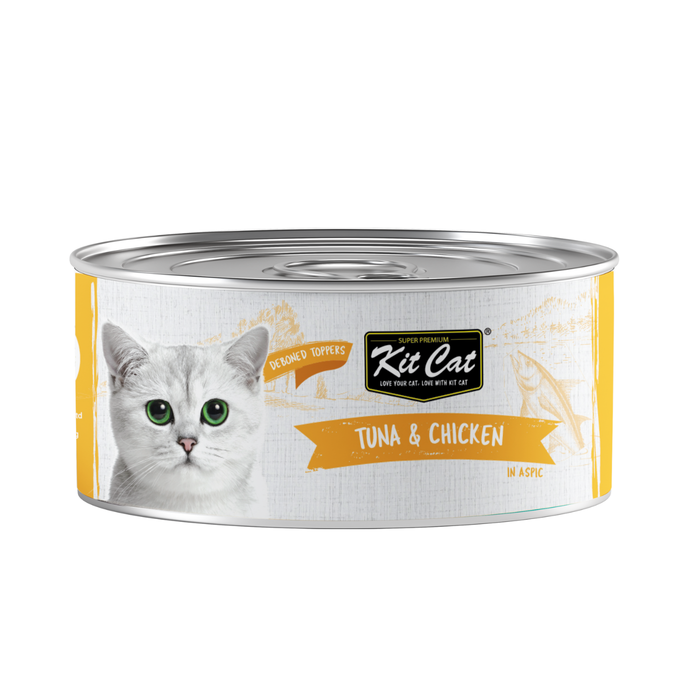 Kit Cat Canned Food Aspic/Toppers Bulk Deal (80g x 24 tins)