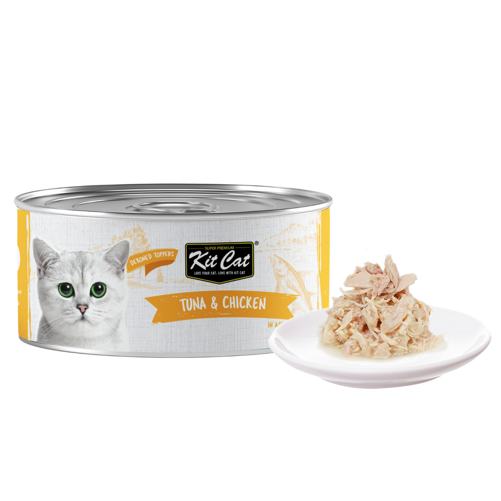Kit Cat Canned Food Aspic/Toppers Bulk Deal (80g x 24 tins)