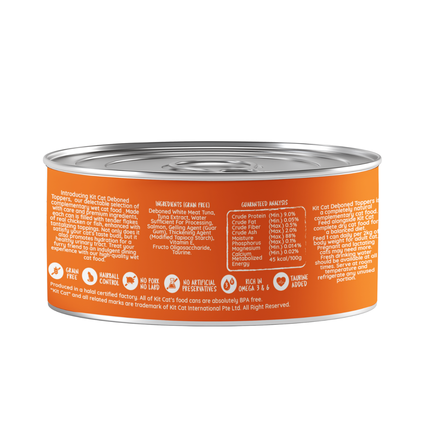 Kit Cat Deboned Toppers - Tuna Variants (80g)