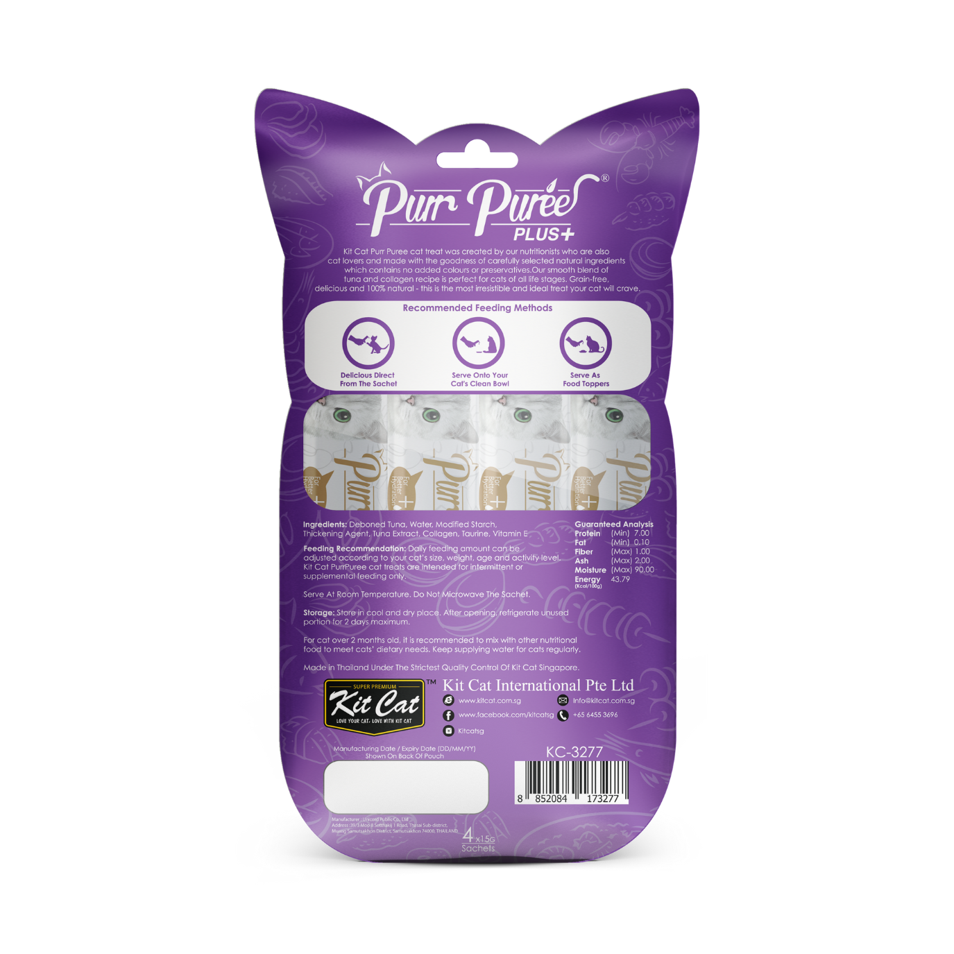 Purr Puree Plus+ (4 x 15g)