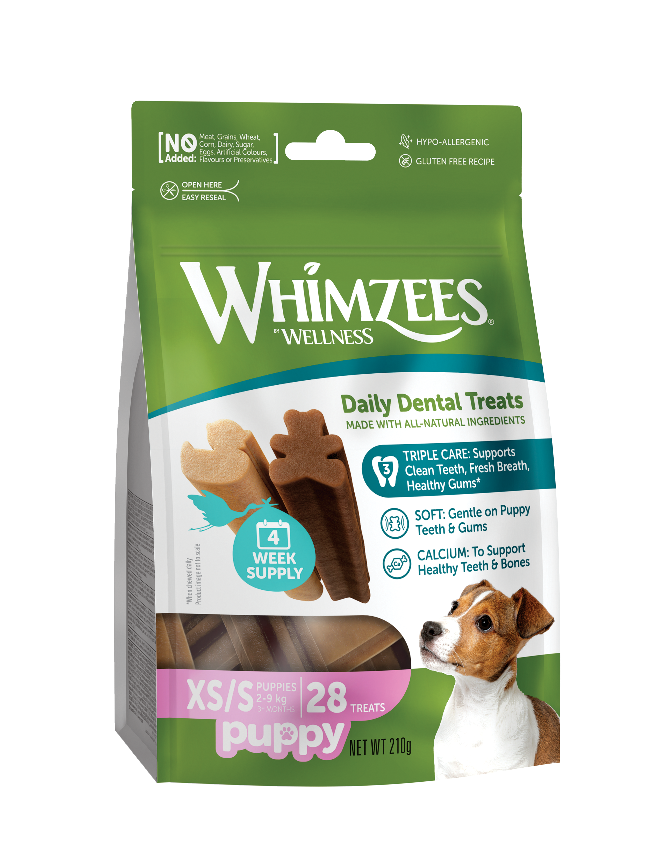 Whimzees X-Small/Small Puppy Value Bag (28pc)