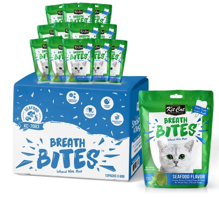 Kit Cat BreathBites Bulk Deal (60g x 12 packs)